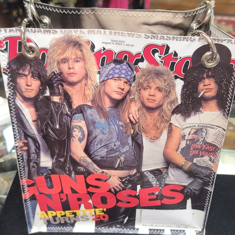 Guns'N Roses Rolling Stones Magazine purse